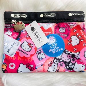 New LeSportsac x Hello Kitty Coin purse cosmetic bag
